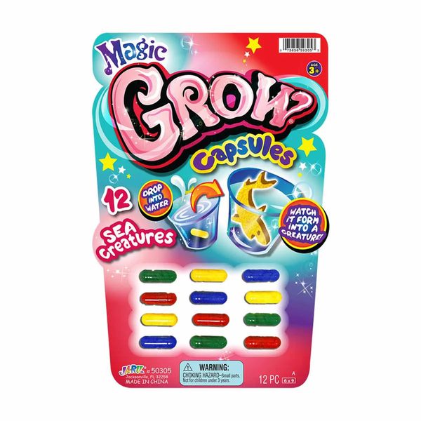 Ja-Ru Magic Grow Capsules, 12 pc, Assorted — 70% off during the remodel at Dollar General #21214