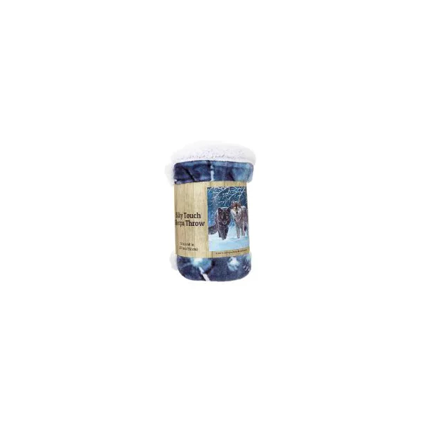 Wild Life Silky Touch Sherpa Throw - Assorted — Dollar General penny item