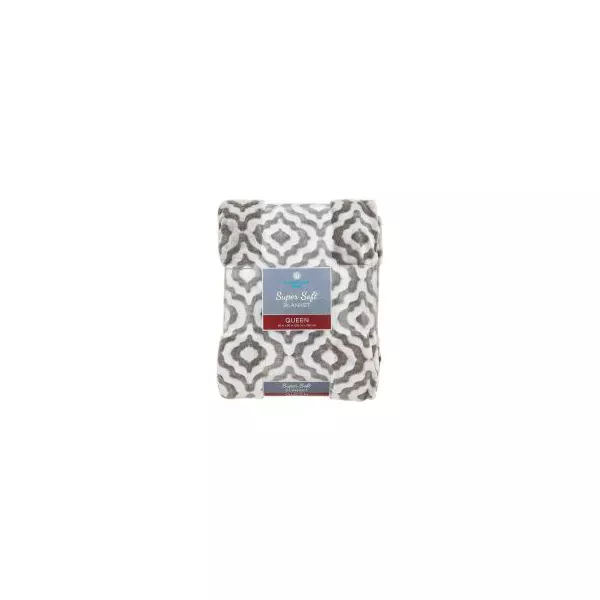 Comfort Bay Super Soft Burnout Blanket - Queen — Dollar General penny item