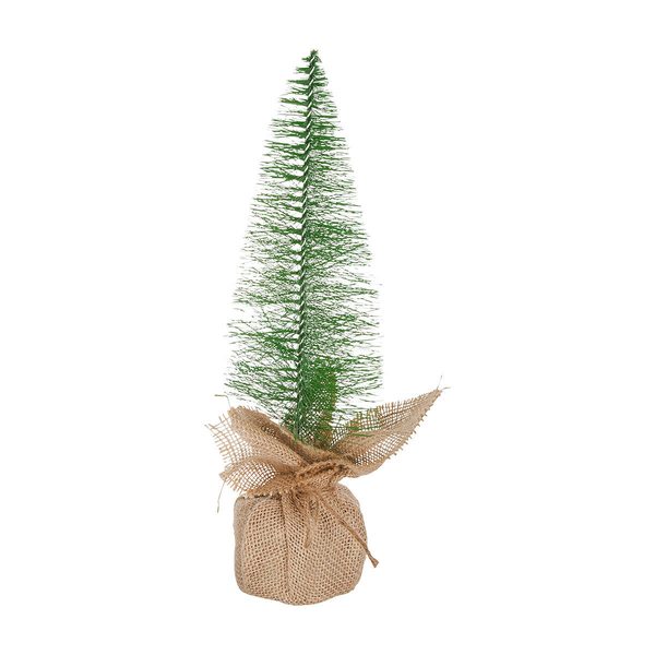 Christmas Brushed Tree with Pot — Dollar General penny item