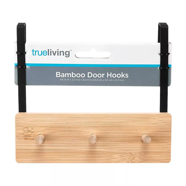True Living Bamboo Door Hooks — Dollar General penny item