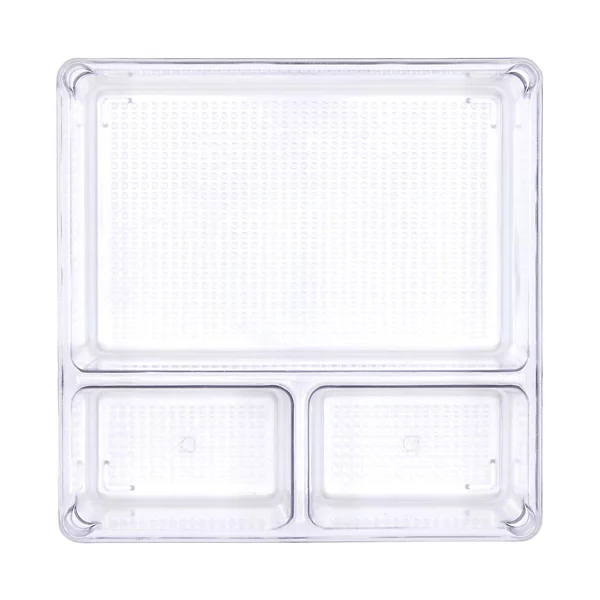 3-Compartment Storage Organizer, Clear — Dollar General penny item