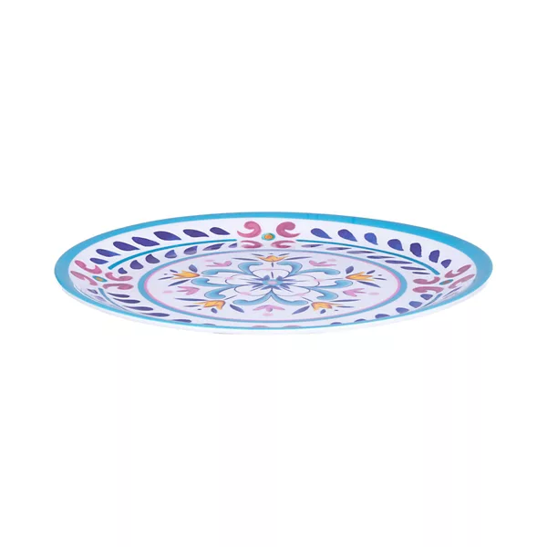 Melamine Printed Round Dinner Plate — Dollar General penny item