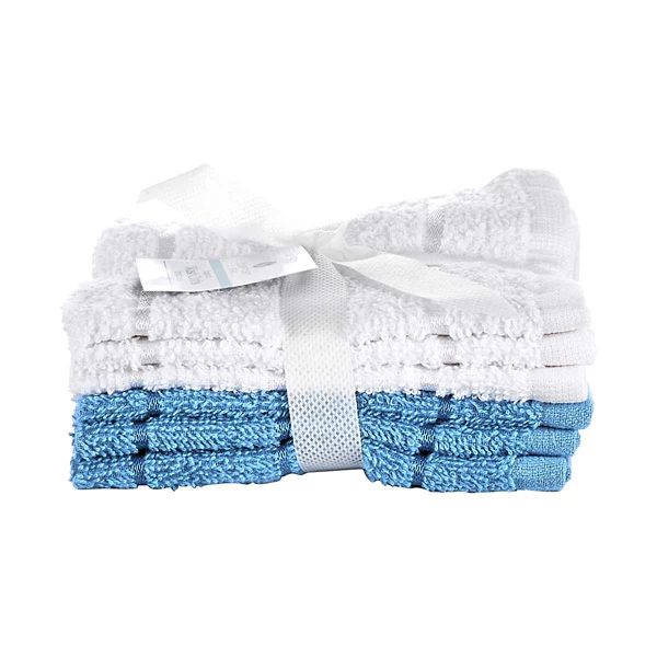 Comfort Bay Washcloths, 6 Count - Assorted — Dollar General penny item