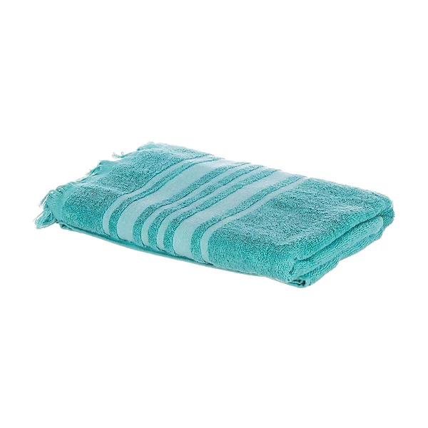 Striped Bath Towel, Blue — Dollar General penny item