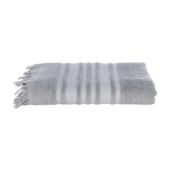 Striped Bath Towel, Gray — Dollar General penny item