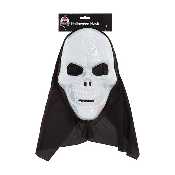 Happy Halloween Oil Slick Skull Mask, Assorted — Dollar General penny item