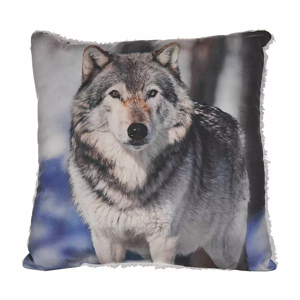 Wildlife Printed Square Toss Pillow, Assorted — Dollar General penny item