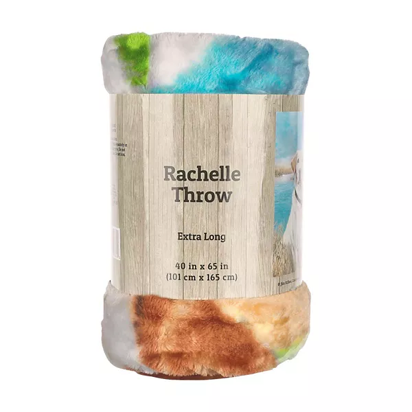 Wildlife Print Extra Long Rachelle Throw Blanket, 40 x 65 in - Assorted — Dollar General penny item