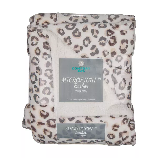 Comfort Bay Microlight Berber Throw, 50 x 60 in - Assorted — Dollar General penny item