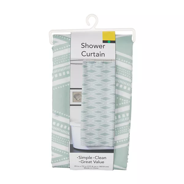Printed Shower Curtain, 70 x 72 in - Assorted — Dollar General penny item