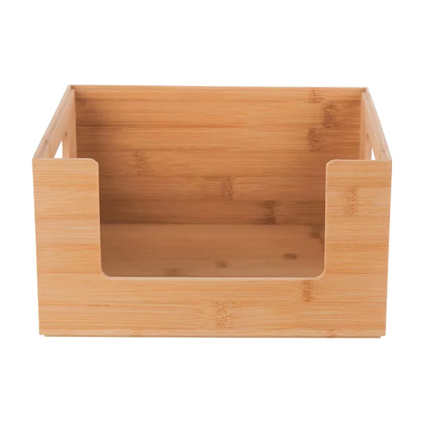 Bamboo Storage Bin with Handle, Small — Dollar General penny item