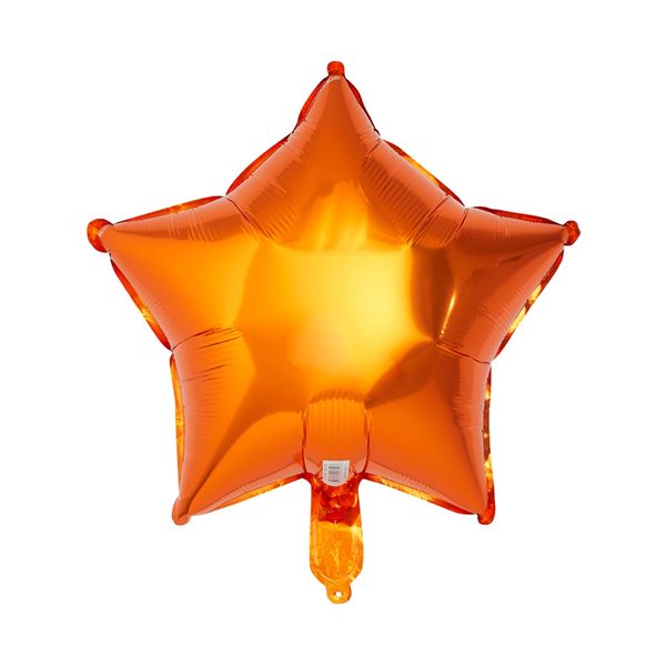Star Mylar Balloon, Orange — Dollar General penny item