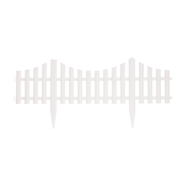 White Plastic Garden Fence Border — Dollar General (SKU 37331501)