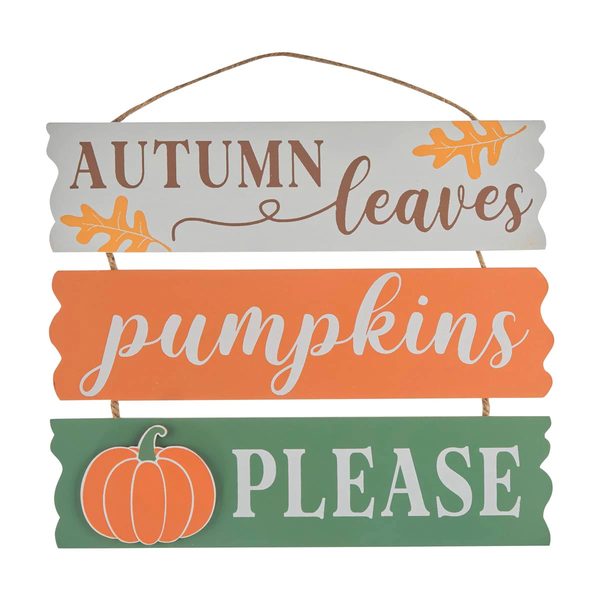Harvest Three Panel Hanging Sign Wall Décor, Assorted — Dollar General (SKU 38018601)