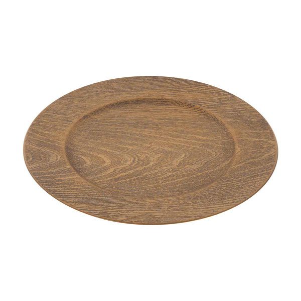 Harvest Woodgrain Charger Plate — Dollar General (SKU 38051401)