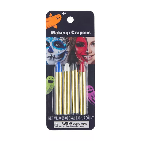 Halloween Makeup Crayons Kit, 4 Count, 0.05 oz each — Dollar General penny item