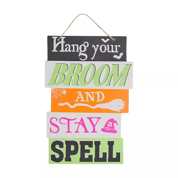 Halloween Themed Word Sign, Assorted — Dollar General penny item