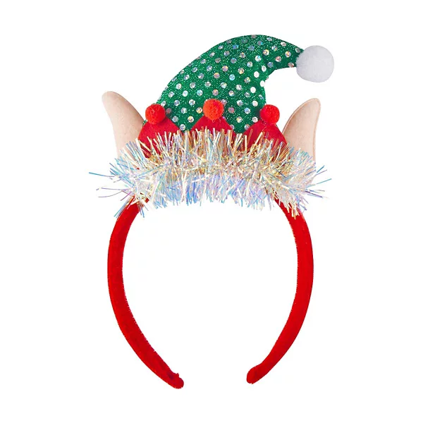Christmas Elf Hat Headband, 1 Count, Assorted — Dollar General penny item