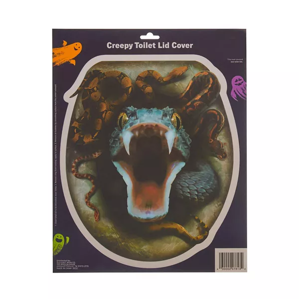 Halloween Creepy Toilet Lid Cover, Assorted — Dollar General penny item
