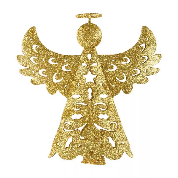 Glittered Metal Christmas Tree Topper, Assorted — Dollar General (SKU 38252601)