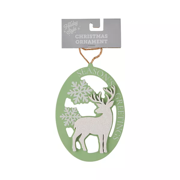 Holiday Style Christmas Glitter Reindeer Ornament, Assorted — Dollar General (SKU 38297301)