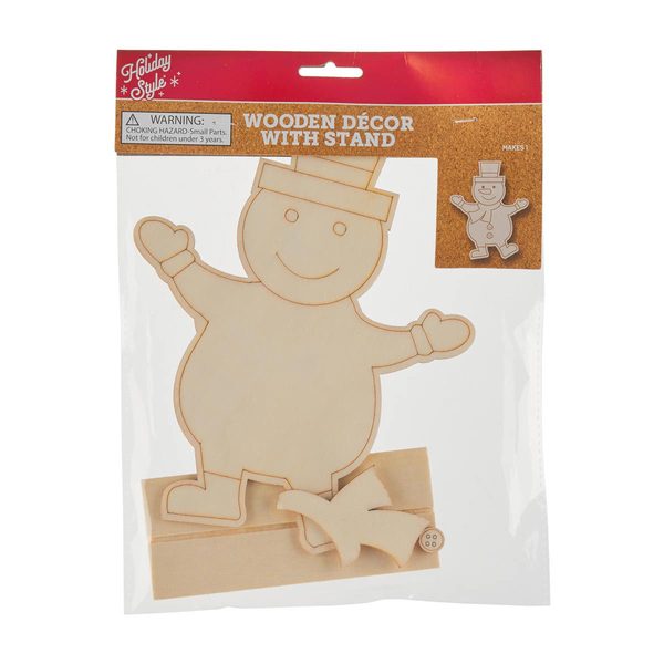 Holiday Style Christmas Character Wooden Décor with Stand, Assorted — Dollar General (SKU 38462101)