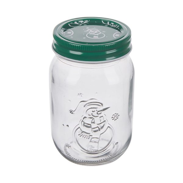 Christmas Embossed Transparent Pint Jar, Assorted — Dollar General (SKU 38490901)