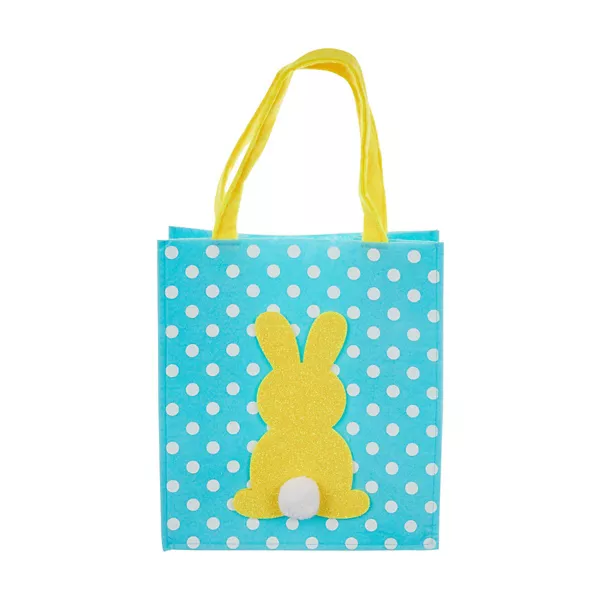 Easter Novelty Polka Dot Felt Bag, Assorted — Dollar General penny item