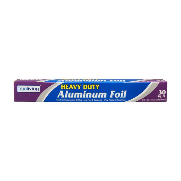 True Living Heavy Duty Aluminum Foil, 30 sq ft — 70% off during the remodel at Dollar General #10340