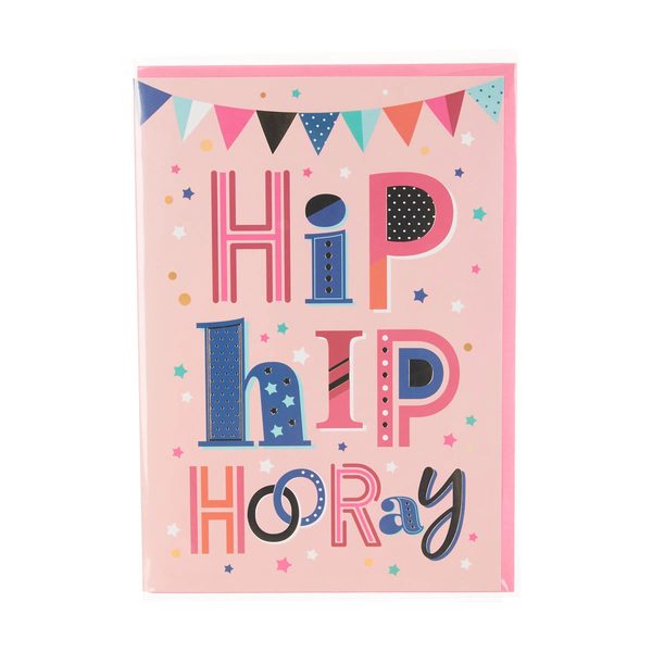 Spring 'Hip Hip Hoo Ray' Jumbo Card — Dollar General