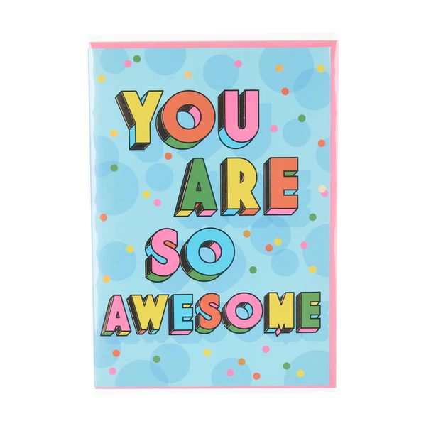 Spring 'You are so Awesome' Jumbo Card — Dollar General