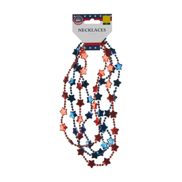 Patriotic Novelty Necklaces Party Accessories, 2 Count — Dollar General