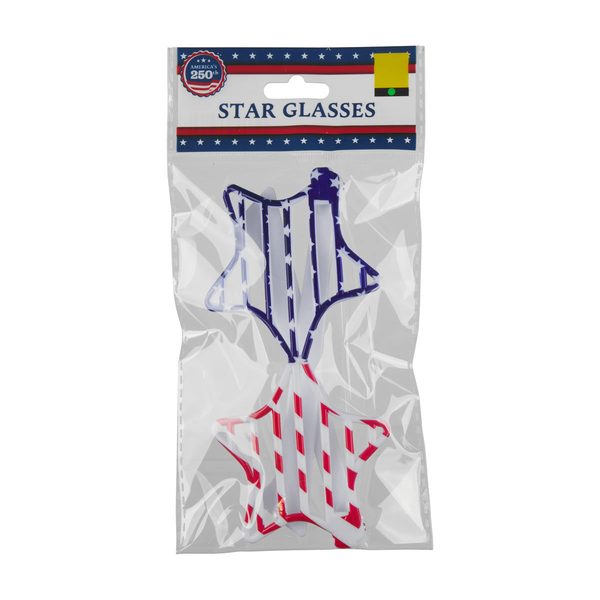 Patriotic Novelty Star Glasses Party Accessory — Dollar General