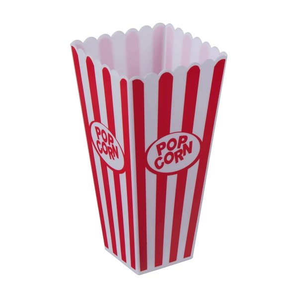 Patriotic Classic Red and White Striped Popcorn Tub — Dollar General