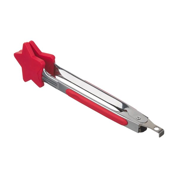 Patriotic Red Star Shaped Mini Serving Tongs — Dollar General