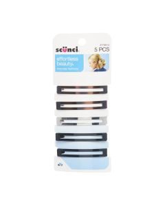 Scunci Effortless Beauty Barrettes, 5 Count — Dollar General (SKU 00634701)