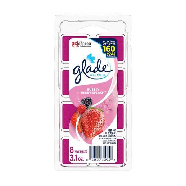 Glade Wax Melts Air Freshener Refill, Bubbly Berry Splash, 3.1 oz, 8 refills — Dollar General (SKU 31141301)