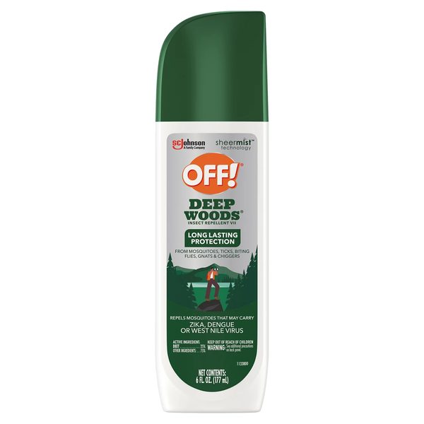 OFF!® Deep Woods Mosquito Repellent Spritz, Long-Lasting Outdoor Bug Spray, 6 fl oz, 1 Count — Dollar General (SKU 28448501)