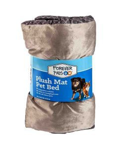 Forever Pals Plush Mat Pet Bed, Large, 29 x 21 in — Dollar General penny item