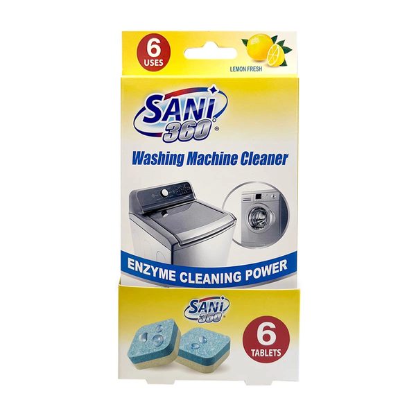 Sani 360 Washing Machine Cleaner, 6 Count — Dollar General (SKU 37965001)