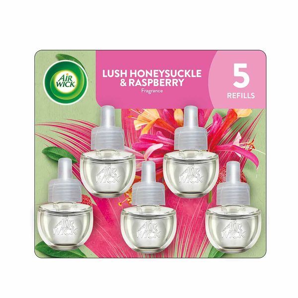 Air Wick Scented Oil Refill, Lush Honeysuckle & Raspberry, 5 Count — Dollar General penny item