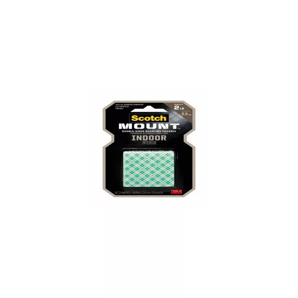 Scotch-Mount Indoor Double-Sided Mounting Squares, 1 in x 1 in, 8 Squares — Dollar General (SKU 22294901)