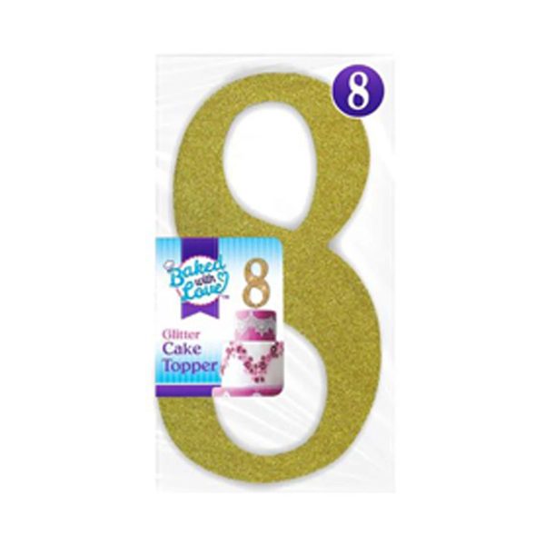 Baked with Love Glitter Topper 8/9 — Dollar General (SKU 22925801)