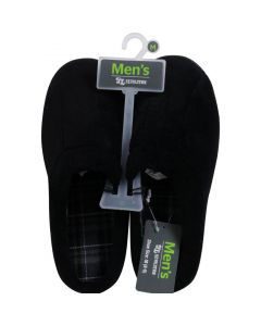 Men’s Black Clog Slippers, Medium Size 9-10 — Dollar General penny item