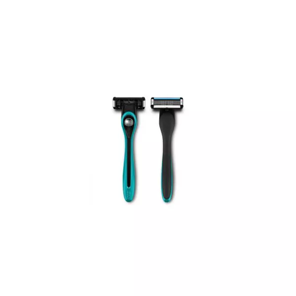 Bic Us 5-Blade Unisex Shaving Razor For Men and Women, Lubricating Strip For a Smooth, Close Shave, 2 Cartridges + 1 Han — Dollar General penny item