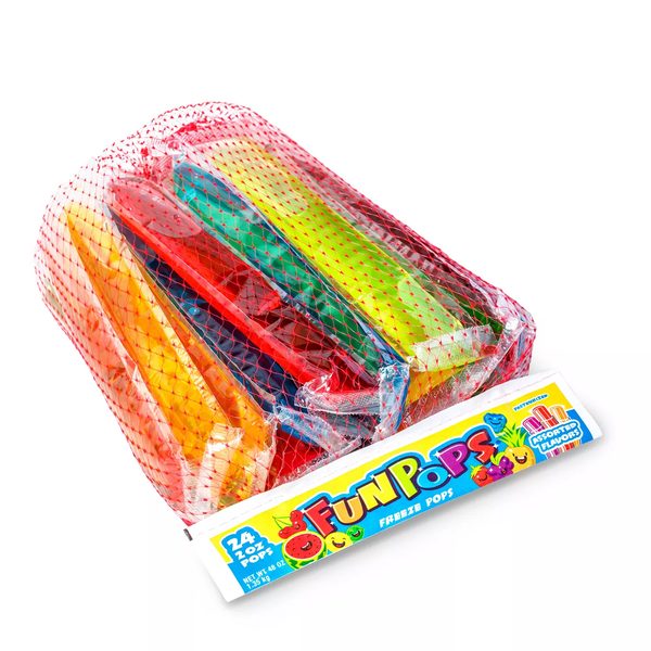 Fun Pops Assorted Flavors Freezer Pops, 2 oz, 24 Count — Dollar General