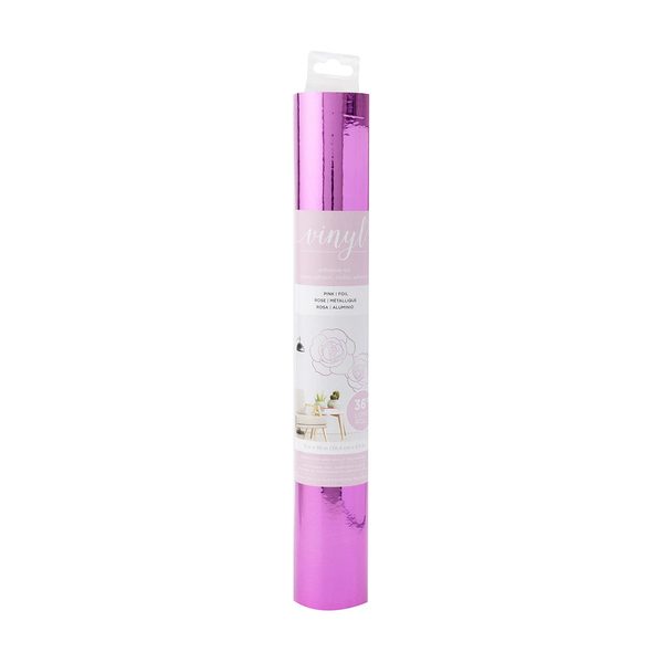 American Crafts Pink Foil Vinyl Adhesive Roll, 12 x 36 in — Dollar General (SKU 31802801)