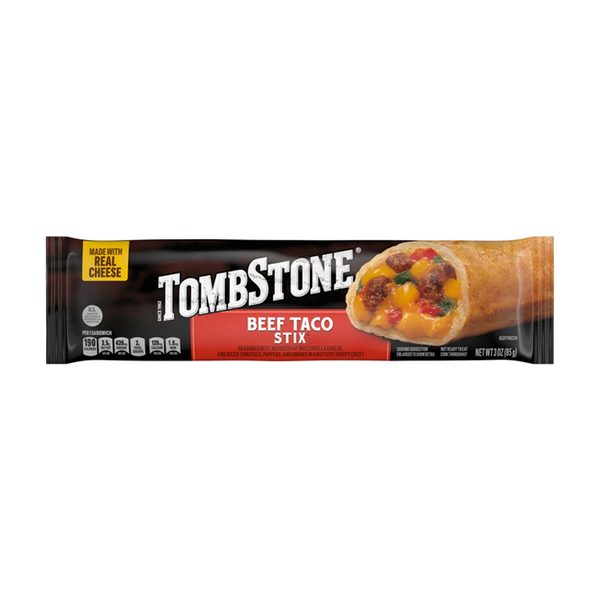 Tombstone Beef Taco Stix Frozen Snacks, 3 oz — 70% off during the remodel at Dollar General #6535