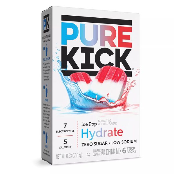 Pure Kick Hydration Drink Sticks Ice Pop 6 Count — Dollar General